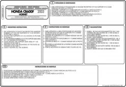 Givi 258FZ Monorack Sidearms For Honda 600 Hornet (2003-2006) 7 Givi 258FZ Monorack Sidearms For Honda 600 Hornet (2003-2006) -MotorVision Store 258FZ20Monorack20Sidearms4