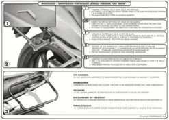 Givi PLXR691 V35 Rapid Release Sidearms For BMW K1200R (2005-2008) / K1300R (2009-) 8 Givi PLXR691 V35 Rapid Release Sidearms For BMW K1200R (2005-2008) / K1300R (2009-) -MotorVision Store K1300R20Inst3