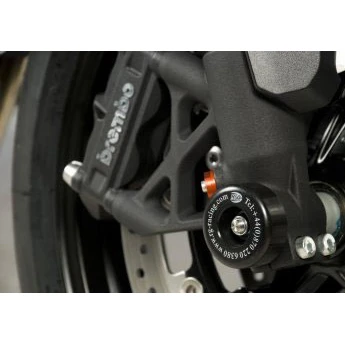 R&G Front Axle Sliders - Speed Triple '11-up 1 R&G Front Axle Sliders - Speed Triple '11-up
