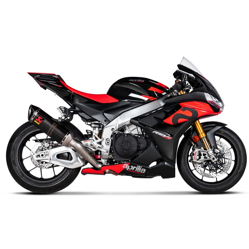 Akrapovic S-A10SO13-RC Slip-on Line Exhaust, Carbon For Aprilia Tuono V4/RSV4 3 Akrapovic S-A10SO13-RC Slip-on Line Exhaust, Carbon For Aprilia Tuono V4/RSV4 - Image 3