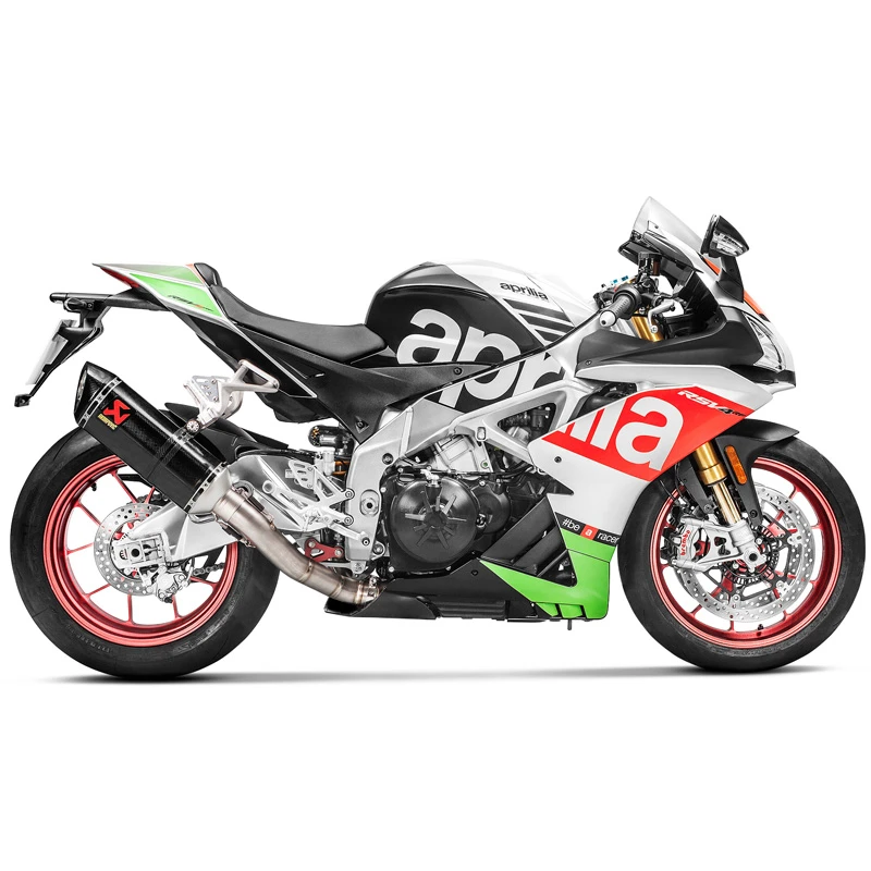 Akrapovic S-A10SO9-RC Slip-on Line Exhaust, Carbon For Aprilia Tuono V4 1100RR / RSV4 RR 4 Akrapovic S-A10SO9-RC Slip-on Line Exhaust, Carbon For Aprilia Tuono V4 1100RR / RSV4 RR - Image 4