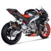Akrapovic S-A6R3-APLC Racing Line Full Exhaust, Carbon Fiber For Aprilia Tuono/RS 660 &#039;21-