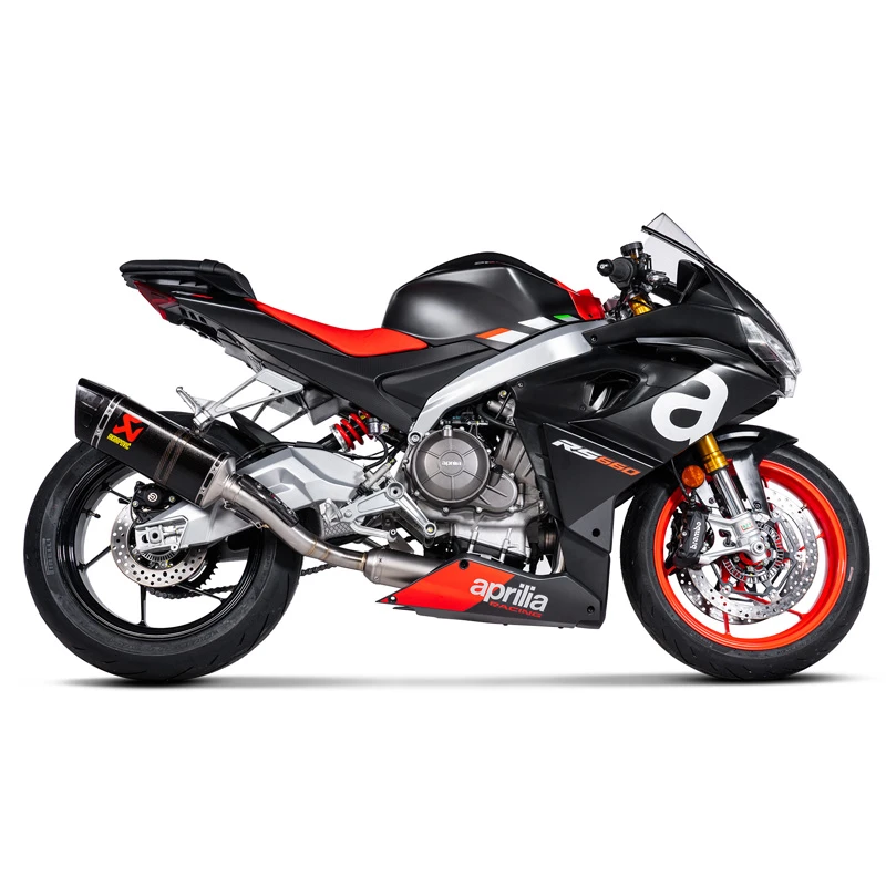 Akrapovic S-A6R3-APLC Racing Line Full Exhaust, Carbon Fiber For Aprilia Tuono/RS 660 '21- 3 Akrapovic S-A6R3-APLC Racing Line Full Exhaust, Carbon Fiber For Aprilia Tuono/RS 660 '21- - Image 3