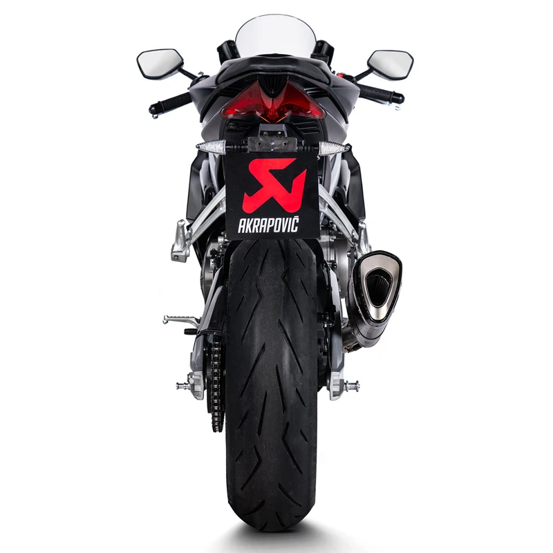 Akrapovic S-A6R3-APLC Racing Line Full Exhaust, Carbon Fiber For Aprilia Tuono/RS 660 '21- 4 Akrapovic S-A6R3-APLC Racing Line Full Exhaust, Carbon Fiber For Aprilia Tuono/RS 660 '21- - Image 4