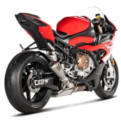 Akrapovic S-B10SO11-CBT Slip-on Line Round Exhaust, Titanium For BMW S1000R/RR '19-