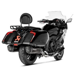 Akrapovic S-B16SO3-HRAATBL Slip-on Line Tapered Exhausts, Black For BMW K1600B '18-