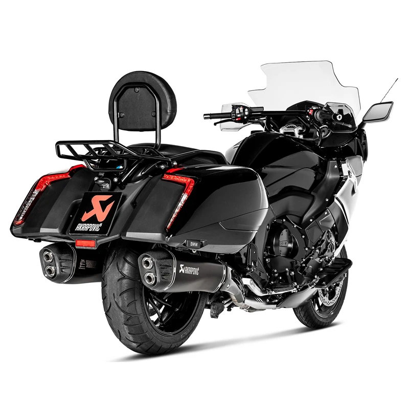 Akrapovic S-B16SO3-HRAATBL Slip-on Line Tapered Exhausts, Black For BMW K1600B '18- 1 Akrapovic S-B16SO3-HRAATBL Slip-on Line Tapered Exhausts, Black For BMW K1600B '18-
