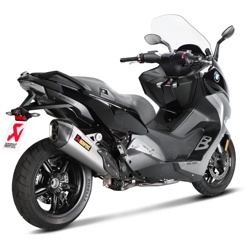 Akrapovic S-B6SO7-HZAAT Slip-on Line Exhaust, Titanium For BMW C650 Sport '16-'19 1 Akrapovic S-B6SO7-HZAAT Slip-on Line Exhaust, Titanium For BMW C650 Sport '16-'19