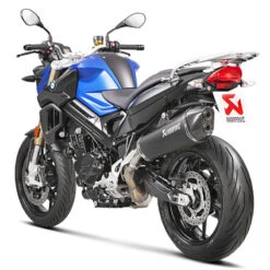 Akrapovic S-B8SO7-HZAABL Slip-on Line Exhaust, Black For BMW F800R/GT '09-'19