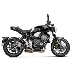 Akrapovic S-H10SO20-HAPLT Slip-on Line Triangle Exhaust, Silver For Honda CB1000R '18- 6 Akrapovic S-H10SO20-HAPLT Slip-on Line Triangle Exhaust, Silver For Honda CB1000R '18- -MotorVision Store akrapovic s h10so20 haplt slip on line exhaust image3