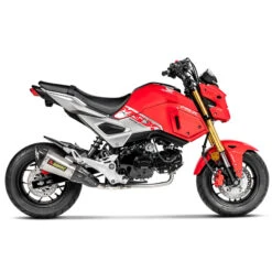 Akrapovic S-H125R6-ASZT/1 Racing Line Full Exhaust For Honda MSX125 Grom '16-'20 -MotorVision Store akrapovic s h125r6 aszt 1 racing line full exhaust image3