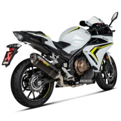 Akrapovic S-H5SO4-HRC/1 Slip-on Line Exhaust, Black For Honda CB400/CB500 Models '16-