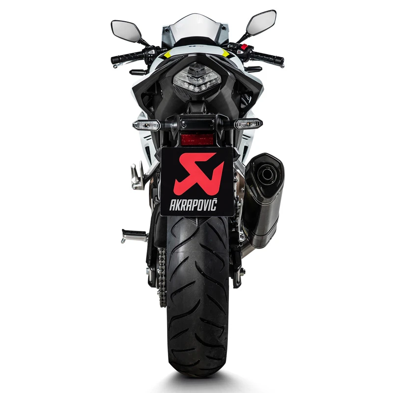 Akrapovic S-H5SO4-HRC/1 Slip-on Line Exhaust, Black For Honda CB400/CB500 Models '16- 2 Akrapovic S-H5SO4-HRC/1 Slip-on Line Exhaust, Black For Honda CB400/CB500 Models '16- - Image 2