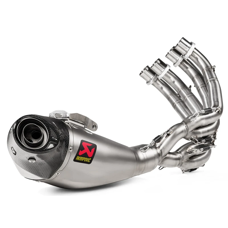 Akrapovic S-H6R14-HEGEHT Racing Line Full Exhaust, Carbon For Honda CB650R/F & CBR650R/F 3 Akrapovic S-H6R14-HEGEHT Racing Line Full Exhaust, Carbon For Honda CB650R/F & CBR650R/F - Image 3