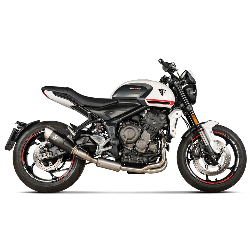 Akrapovic S-T6R1-CQTBL Racing Line Full Exhaust, Titanium For Triumph Trident 660 '21- 3 Akrapovic S-T6R1-CQTBL Racing Line Full Exhaust, Titanium For Triumph Trident 660 '21- - Image 3