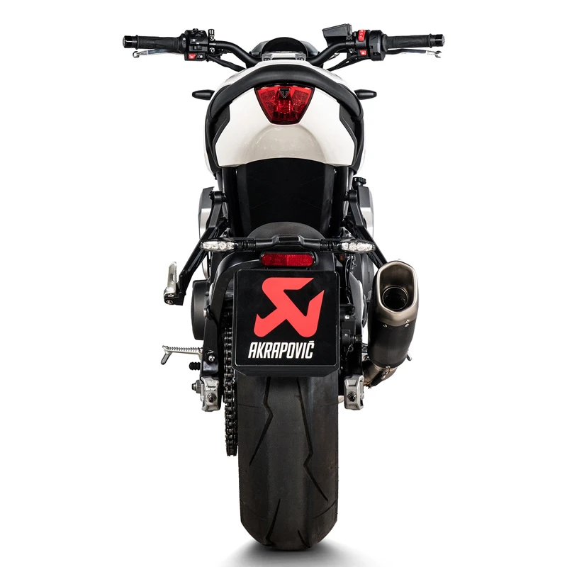 Akrapovic S-T6R1-CQTBL Racing Line Full Exhaust, Titanium For Triumph Trident 660 '21- 4 Akrapovic S-T6R1-CQTBL Racing Line Full Exhaust, Titanium For Triumph Trident 660 '21- - Image 4