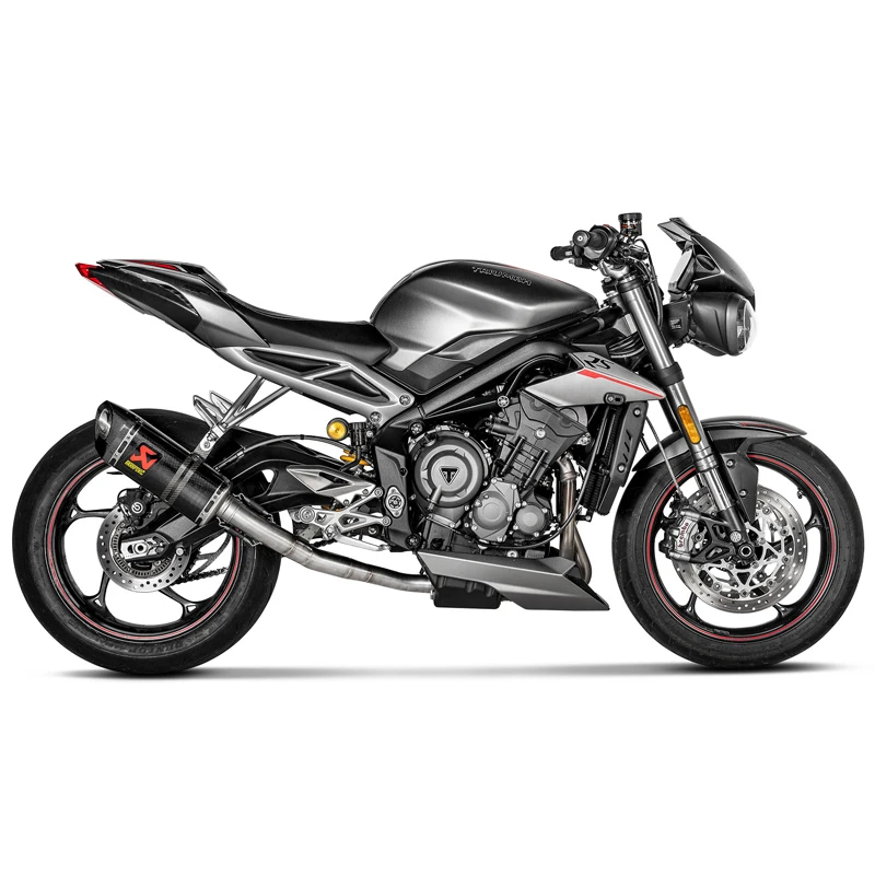 Akrapovic S-T7SO2-APC Slip-on Line Exhaust, Titanium For Street Triple 765 /RS/R/S '21- 3 Akrapovic S-T7SO2-APC Slip-on Line Exhaust, Titanium For Street Triple 765 /RS/R/S '21- - Image 3