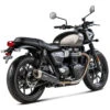 Akrapovic S-T9SO2-HCQTBL Slip-on Line Exhausts, Titanium For Street Twin 900 (2016-2020)