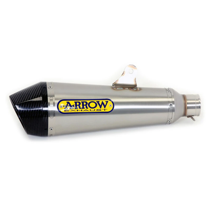 Arrow 51516XKI X-Kone Slip-on Exhaust, Nichrome With Carbon Cap For Honda CB125R (2018-) 2 Arrow 51516XKI X-Kone Slip-on Exhaust, Nichrome With Carbon Cap For Honda CB125R (2018-) - Image 2