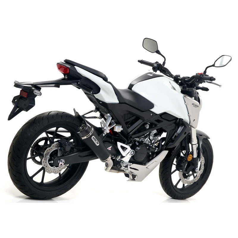 Arrow 51516XKN X-Kone Slip-on Exhaust, Nichrome Dark For Honda CB125R (2018-) 2 Arrow 51516XKN X-Kone Slip-on Exhaust, Nichrome Dark For Honda CB125R (2018-) - Image 2