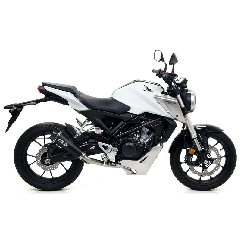 Arrow 51516XKN X-Kone Slip-on Exhaust, Nichrome Dark For Honda CB125R (2018-) 1 Arrow 51516XKN X-Kone Slip-on Exhaust, Nichrome Dark For Honda CB125R (2018-)