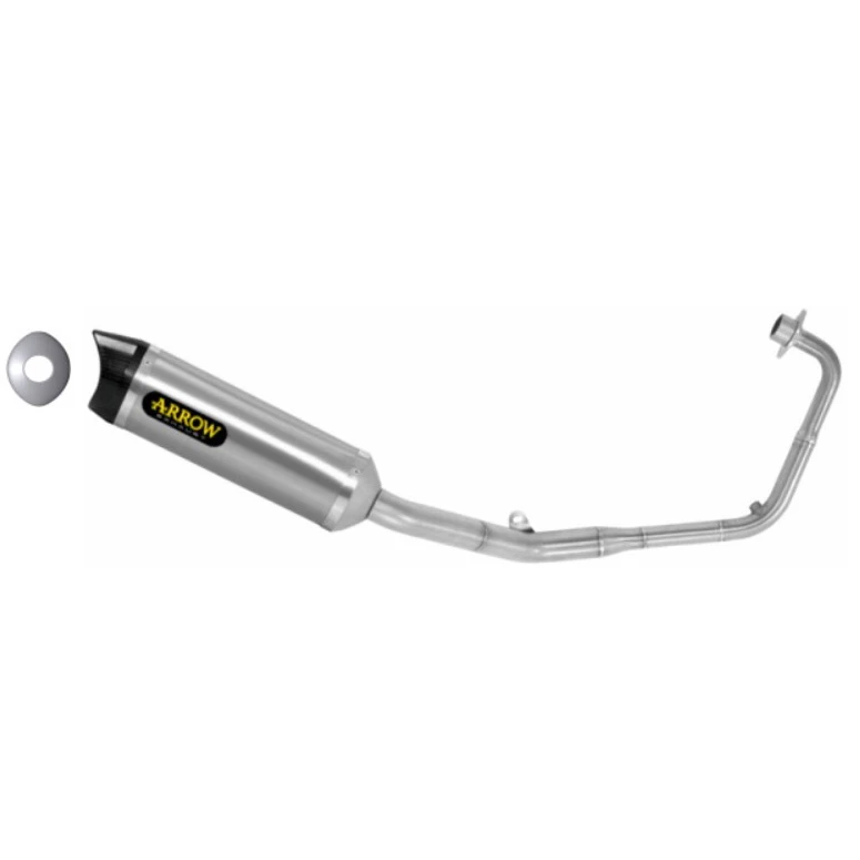 Arrow 51519PKW Thunder Full System Exhaust, Titanium For Honda CB125R '21- 1 Arrow 51519PKW Thunder Full System Exhaust, Titanium For Honda CB125R '21-