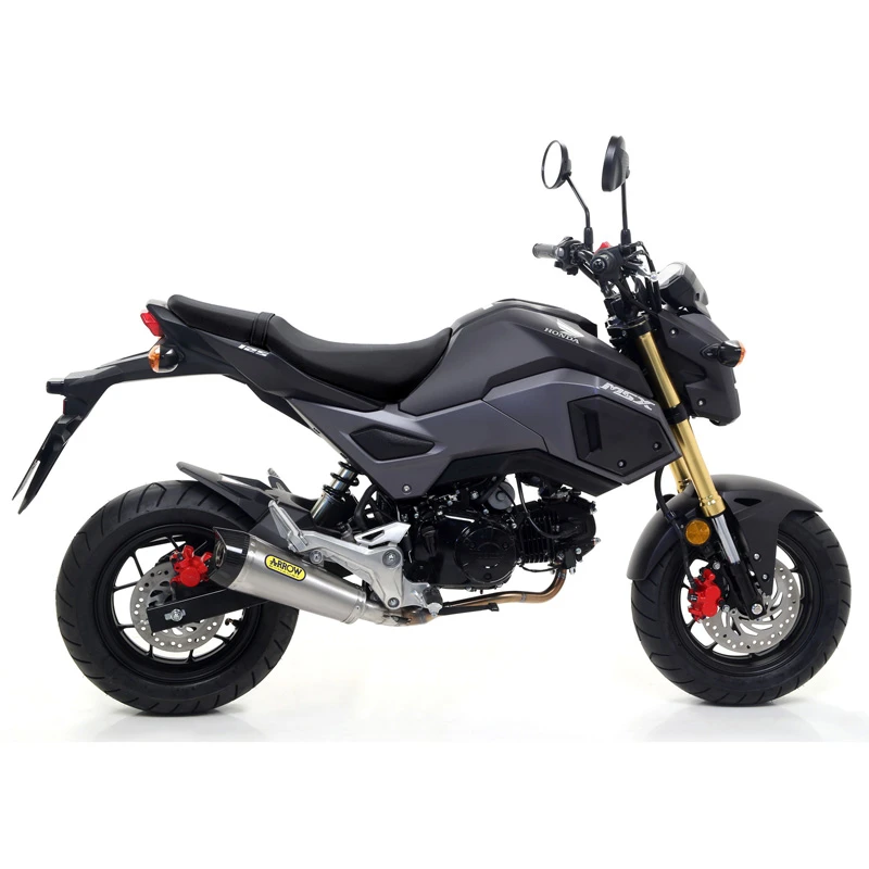 Arrow 52507XK X-Kone Exhaust, Titanium For Honda MSX125 Grom (2016-) 4 Arrow 52507XK X-Kone Exhaust, Titanium For Honda MSX125 Grom (2016-) - Image 4