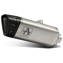 Arrow 71001PT Pista Slip-on Exhaust, Titanium For Aprilia RSV4 1100 Factory '19-'20 -MotorVision Store arrow 71001pt pista slip on exhaust titanium image3 1