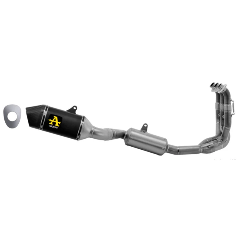 Arrow 71001VAN Veloce Racing Exhaust, Aluminum Dark For Triumph Trident 660 (2021-) 1 Arrow 71001VAN Veloce Racing Exhaust, Aluminum Dark For Triumph Trident 660 (2021-)