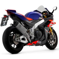 Arrow 71004PT Pista Slip-on Exhaust, Titanium For Aprilia RSV4 1100 Factory '21-