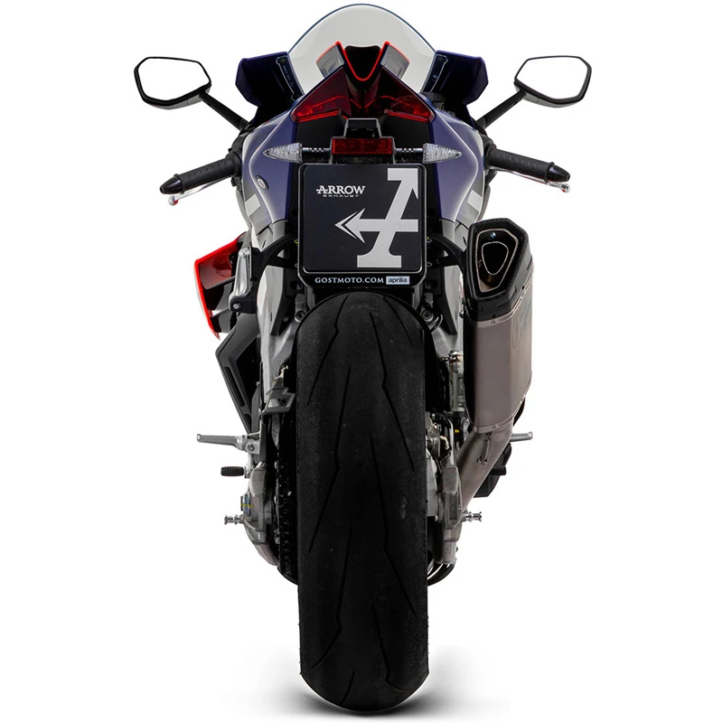 Arrow 71004PT Pista Slip-on Exhaust, Titanium For Aprilia RSV4 1100 Factory '21- 3 Arrow 71004PT Pista Slip-on Exhaust, Titanium For Aprilia RSV4 1100 Factory '21- - Image 3