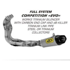 Arrow 71145CKZ Competition EVO Titianium Exhaust For BMW S1000R (2014-2016) 6 Arrow 71145CKZ Competition EVO Titianium Exhaust For BMW S1000R (2014-2016) -MotorVision Store arrow 71145ckz competition evo titianium exhaust cropped