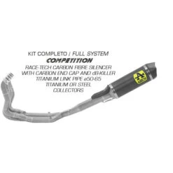 Arrow 71205MKZ Competition Full Exhaust Titanium For BMW S1000RR (2019-)