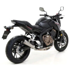 Arrow 71205PR Pro-Race Exhaust, Stainless Steel Honda CB650F / CBR650F (2014-) 7 Arrow 71205PR Pro-Race Exhaust, Stainless Steel Honda CB650F / CBR650F (2014-) -MotorVision Store arrow 71205pr pro race exhaust image4