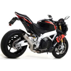 Arrow 71210PRI Pro-Race Exhaust, Nichrome For Aprilia Tuono V4 1100RR / Factory (2017-) 7 Arrow 71210PRI Pro-Race Exhaust, Nichrome For Aprilia Tuono V4 1100RR / Factory (2017-) -MotorVision Store arrow 71210pri pro race exhaust image4