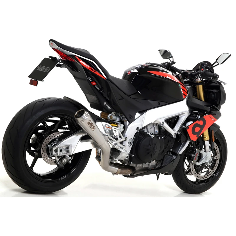 Arrow 71210PRI Pro-Race Exhaust, Nichrome For Aprilia Tuono V4 1100RR / Factory (2017-) 4 Arrow 71210PRI Pro-Race Exhaust, Nichrome For Aprilia Tuono V4 1100RR / Factory (2017-) - Image 4
