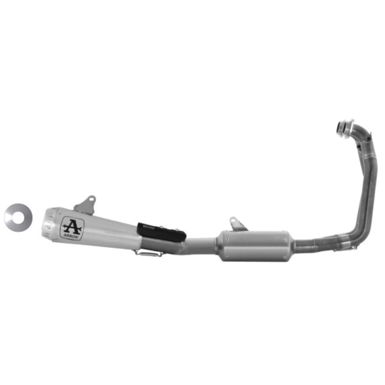 Arrow 71215CP Competition "EVO" Full System Exhaust, Titanium For Aprilia RS660 '20- 2 Arrow 71215CP Competition "EVO" Full System Exhaust, Titanium For Aprilia RS660 '20- - Image 2