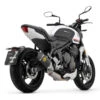 Arrow 71501VAN Veloce Full Exhaust, Aluminum Dark For Triumph Trident 660 (2021-)