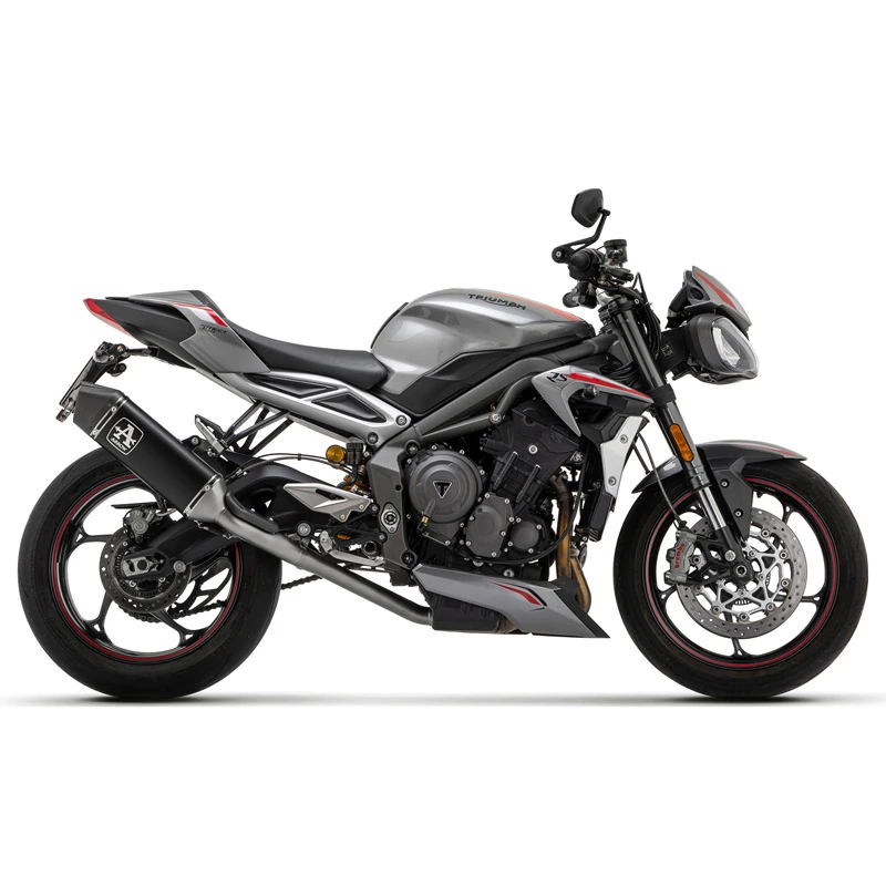 Arrow 71502VAN Veloce Slip-on Exhaust, Alum. Dark For Triumph Street Triple 765 '20-'22 1 Arrow 71502VAN Veloce Slip-on Exhaust, Alum. Dark For Triumph Street Triple 765 '20-'22