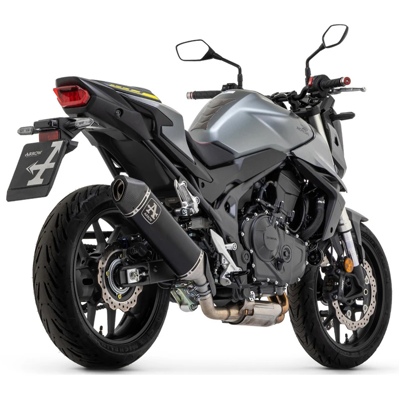 Arrow 71503VAN Veloce Slip-on Exhaust, Aluminum Dark For Honda CB750 Hornet '23- 1 Arrow 71503VAN Veloce Slip-on Exhaust, Aluminum Dark For Honda CB750 Hornet '23-