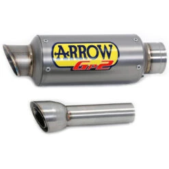Arrow 71546GP GP2 Slip-on Exhaust, Titanium For Honda CB1000R (2018-) -MotorVision Store arrow 71546gp gp2 slip on exhaust image3