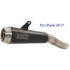Arrow 73518PRN Pro-Race Slip-on Exhaust, Nichrome Dark For Honda Forza 750 (2021-)