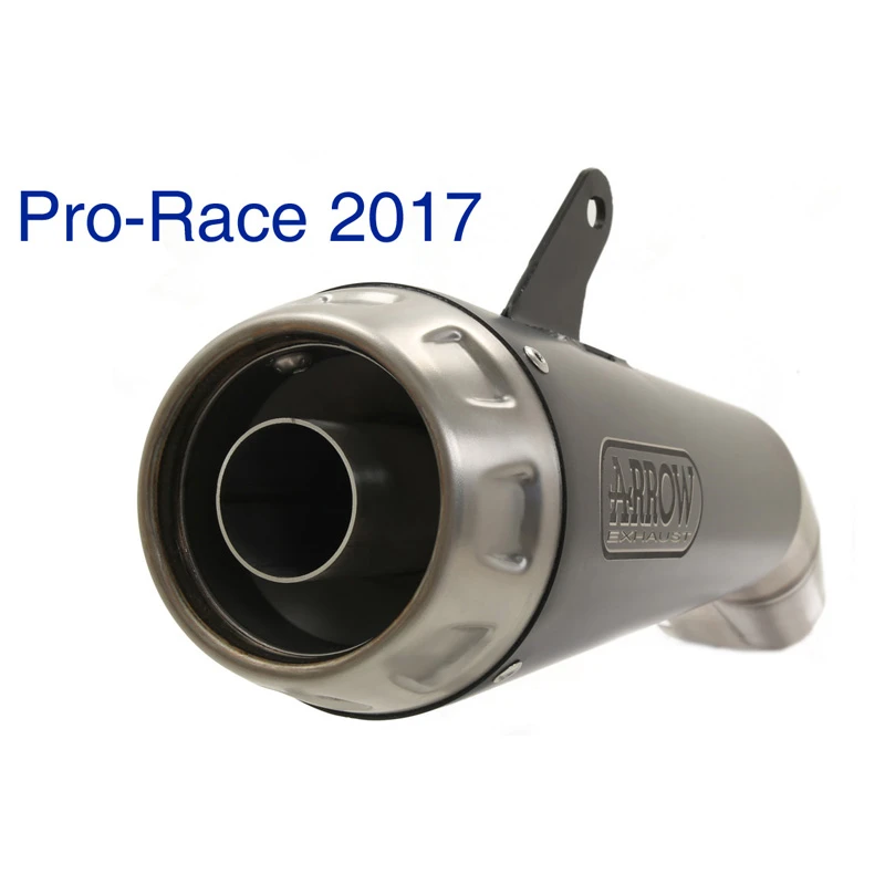 Arrow 73518PRN Pro-Race Slip-on Exhaust, Nichrome Dark For Honda Forza 750 (2021-) 2 Arrow 73518PRN Pro-Race Slip-on Exhaust, Nichrome Dark For Honda Forza 750 (2021-) - Image 2