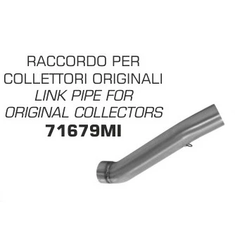 Arrow 71679MI Steel Link Pipe For Honda CBR1000RR (2017-) 1 Arrow 71679MI Steel Link Pipe For Honda CBR1000RR (2017-)