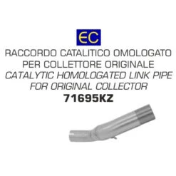 Arrow 71695KZ Catalytic Homologated Link Pipe For Honda CB300R (2018-)