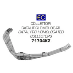 Arrow 71704KZ Catalytic Homologated Collectors Kit For Honda CB650R (2019-)