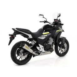 Arrow 71804XKI X-Kone Slip-On Exhaust, Nichrome For Honda CB500F/X & CBR500R (2016-) -MotorVision Store arrow 71804xki x kone slip on exhaust image7