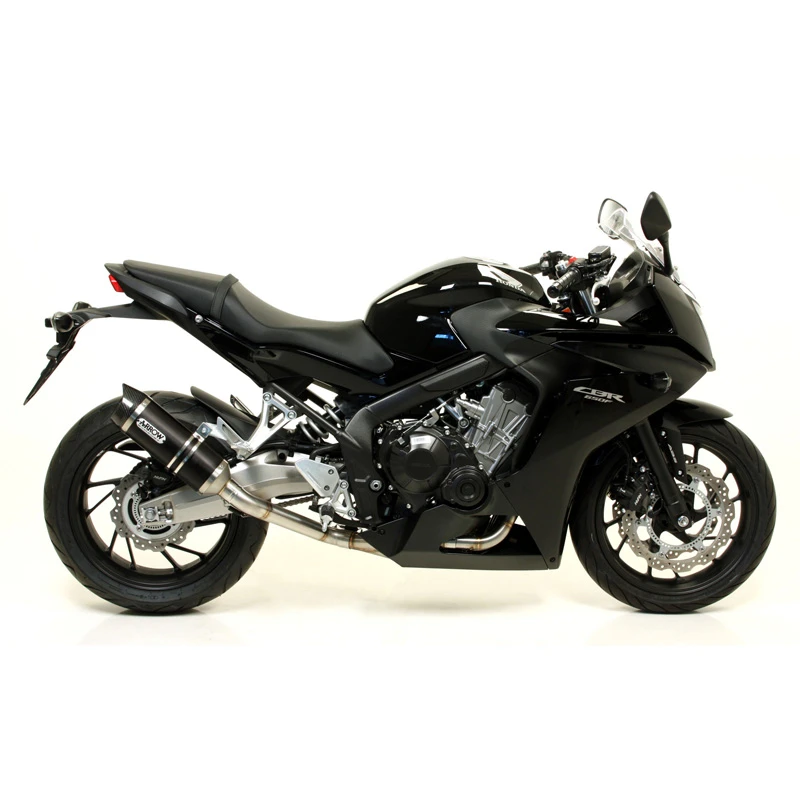Arrow 71821AKN Thunder Exhaust, Aluminum Dark Honda CB650F / CBR650F (2014-) 4 Arrow 71821AKN Thunder Exhaust, Aluminum Dark Honda CB650F / CBR650F (2014-) - Image 4
