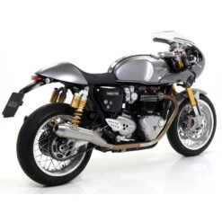Arrow 71851PRI Pro-Racing Slip-on Exhausts, Stainless Steel For Triumph Thruxton 1200 / R (2016-) 7 Arrow 71851PRI Pro-Racing Slip-on Exhausts, Stainless Steel For Triumph Thruxton 1200 / R (2016-) -MotorVision Store arrow 71851pri pro racing slip on exhaust image4