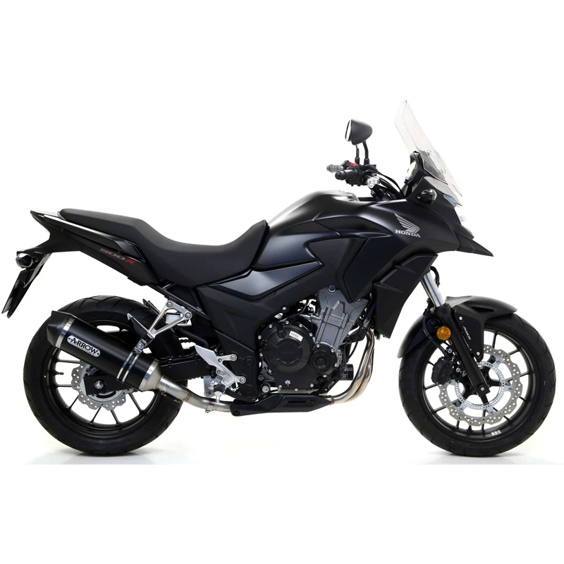 Arrow 71859AKN Race-Tech Exhaust, Aluminum Dark For Honda CB500X (2017-) 2 Arrow 71859AKN Race-Tech Exhaust, Aluminum Dark For Honda CB500X (2017-) - Image 2